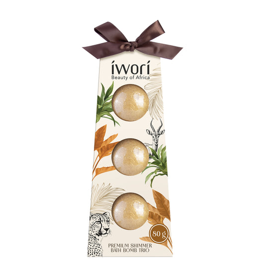 Premium Shimmer Bath Bomb Trio
